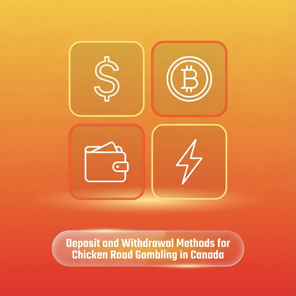Icons of Visa, Interac, e-wallets, and crypto coins around a laptop showing a Canadian gambling site