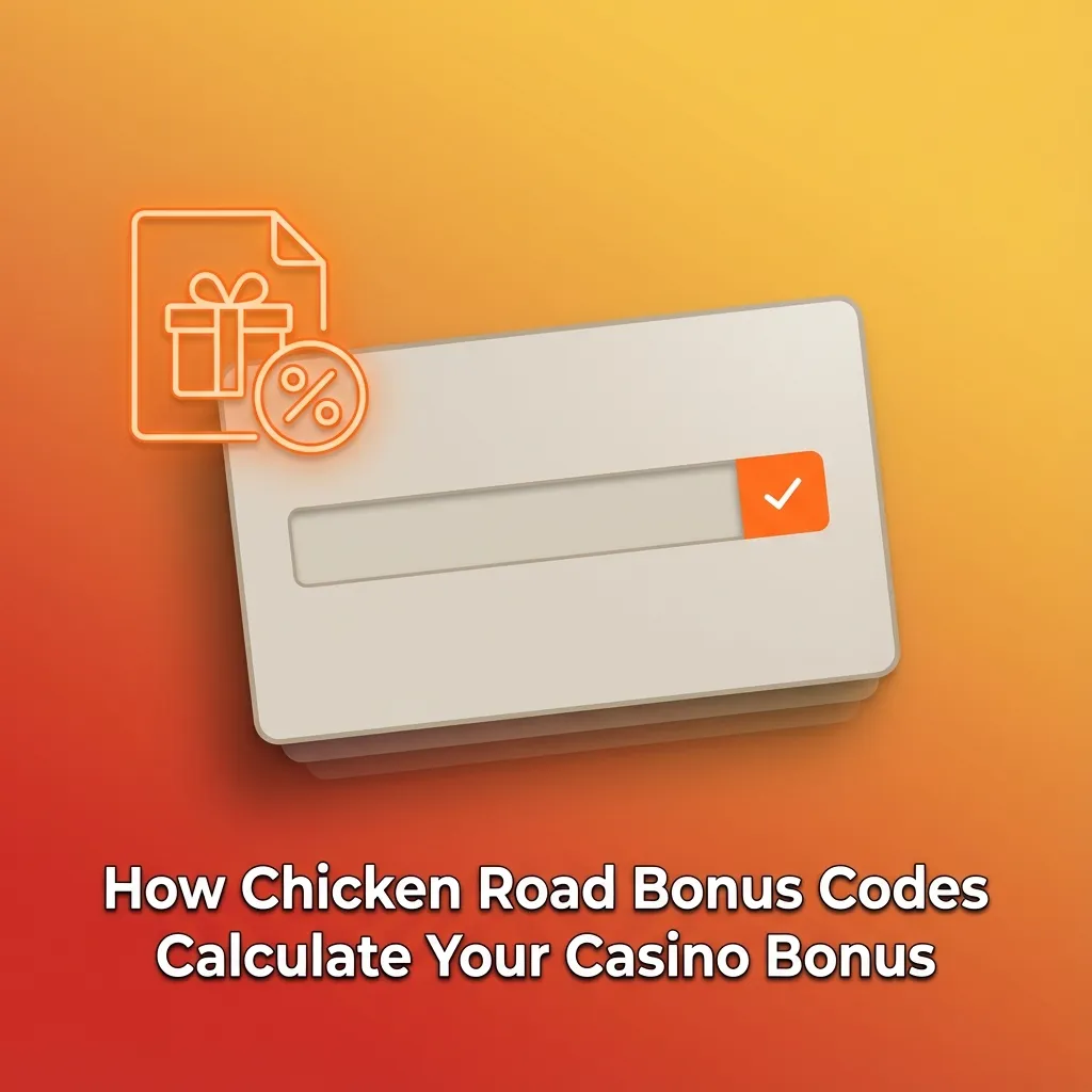 Infographic showing how Chicken Road casino bonus codes match deposits up to a maximum limit, with example CAD deposit scenarios