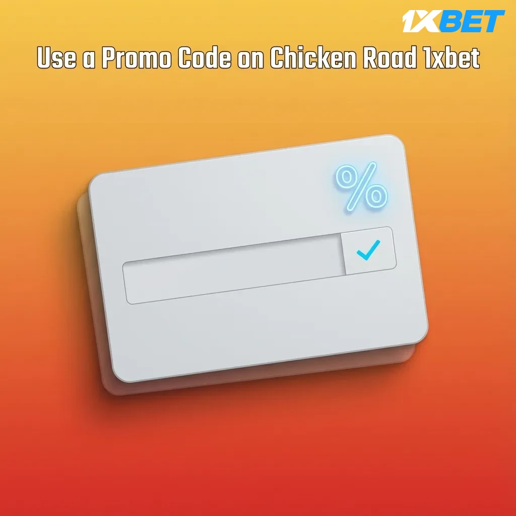Use promo code CHICKENCA on the Chicken Road 1xBet sign-up or promo page to claim bonus money or free bets
