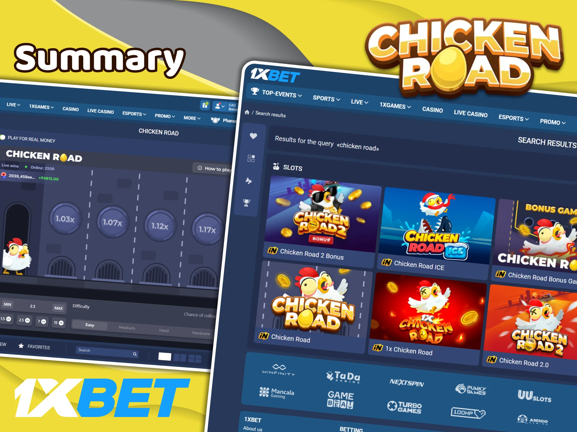 Check out the full review of Chicken Road available at 1XBet.