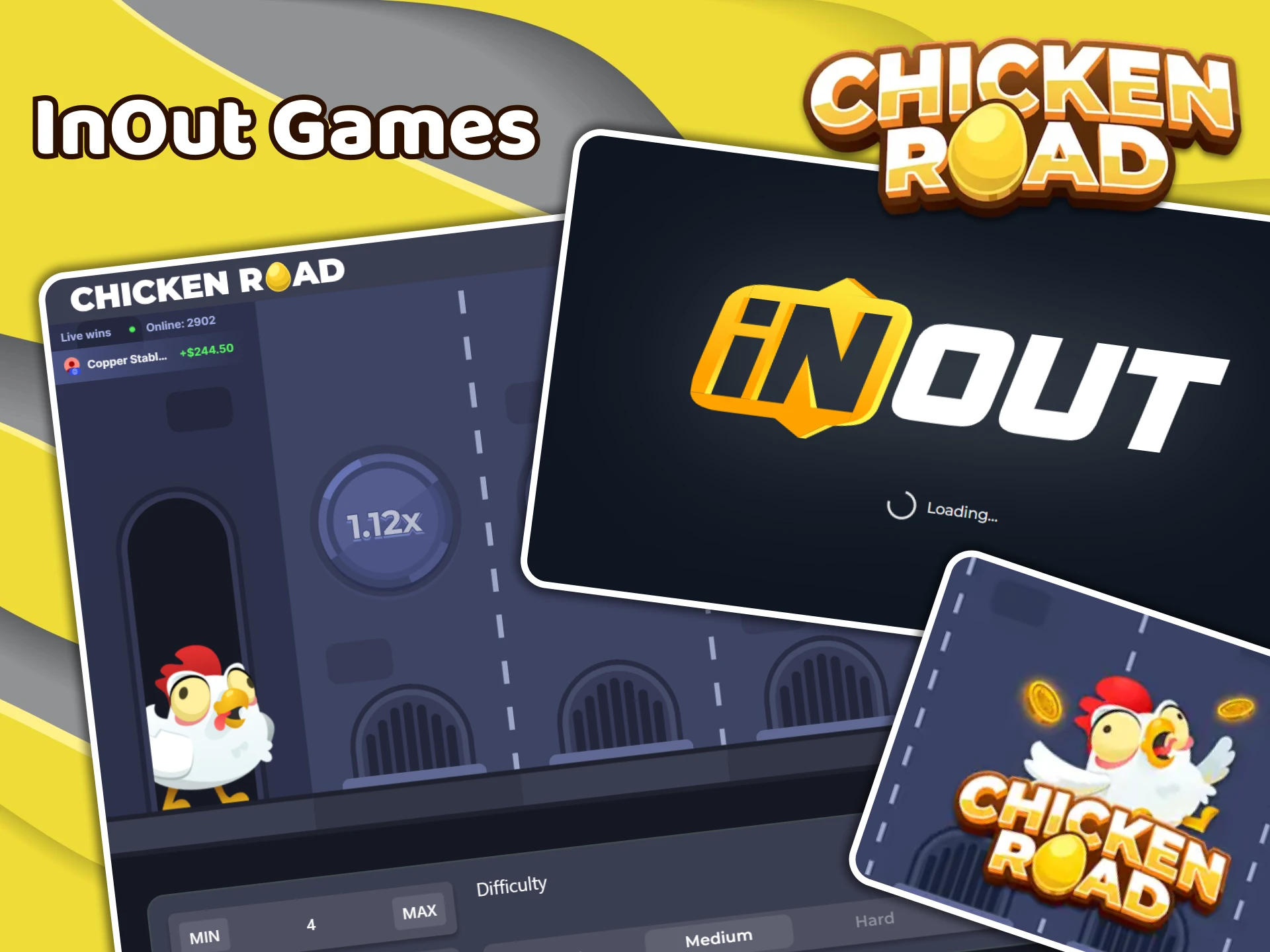 Learn more about InOut Games, the developers of Chicken Road.