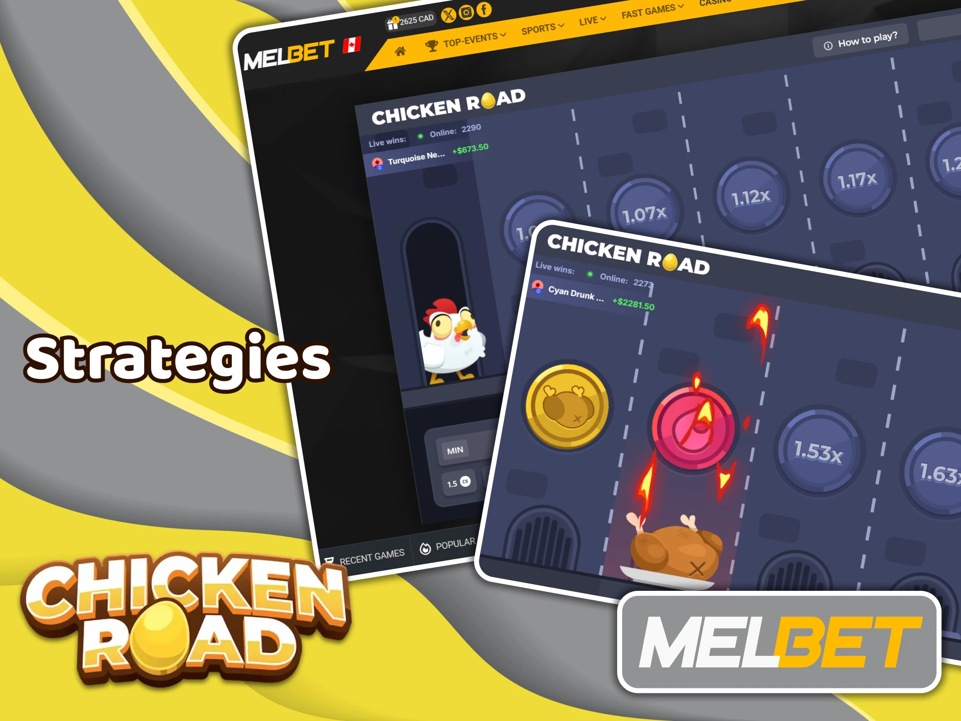 You may need special strategies to win in Chicken Road at Melbet.