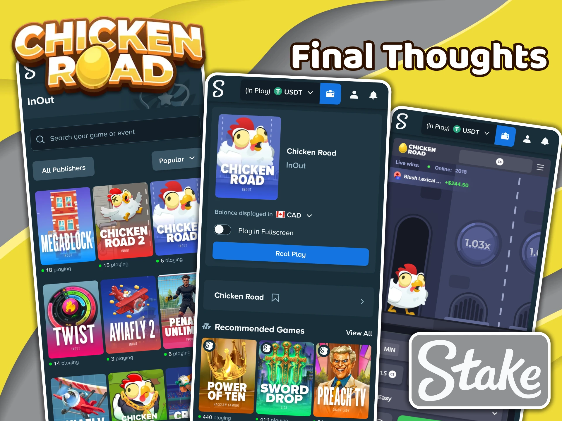 Read the final verdict on Stake and Chicken Road.